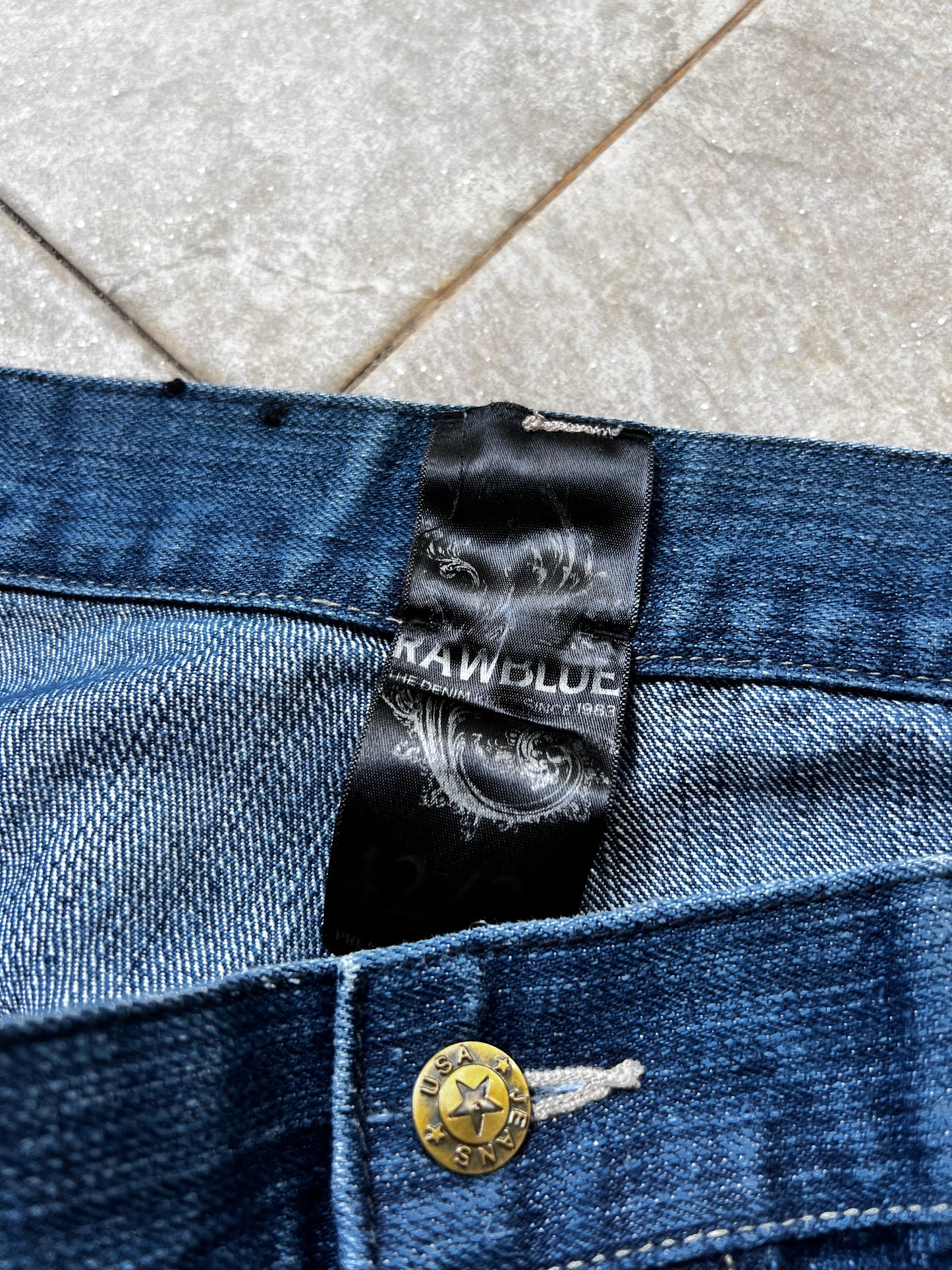 Raw blue