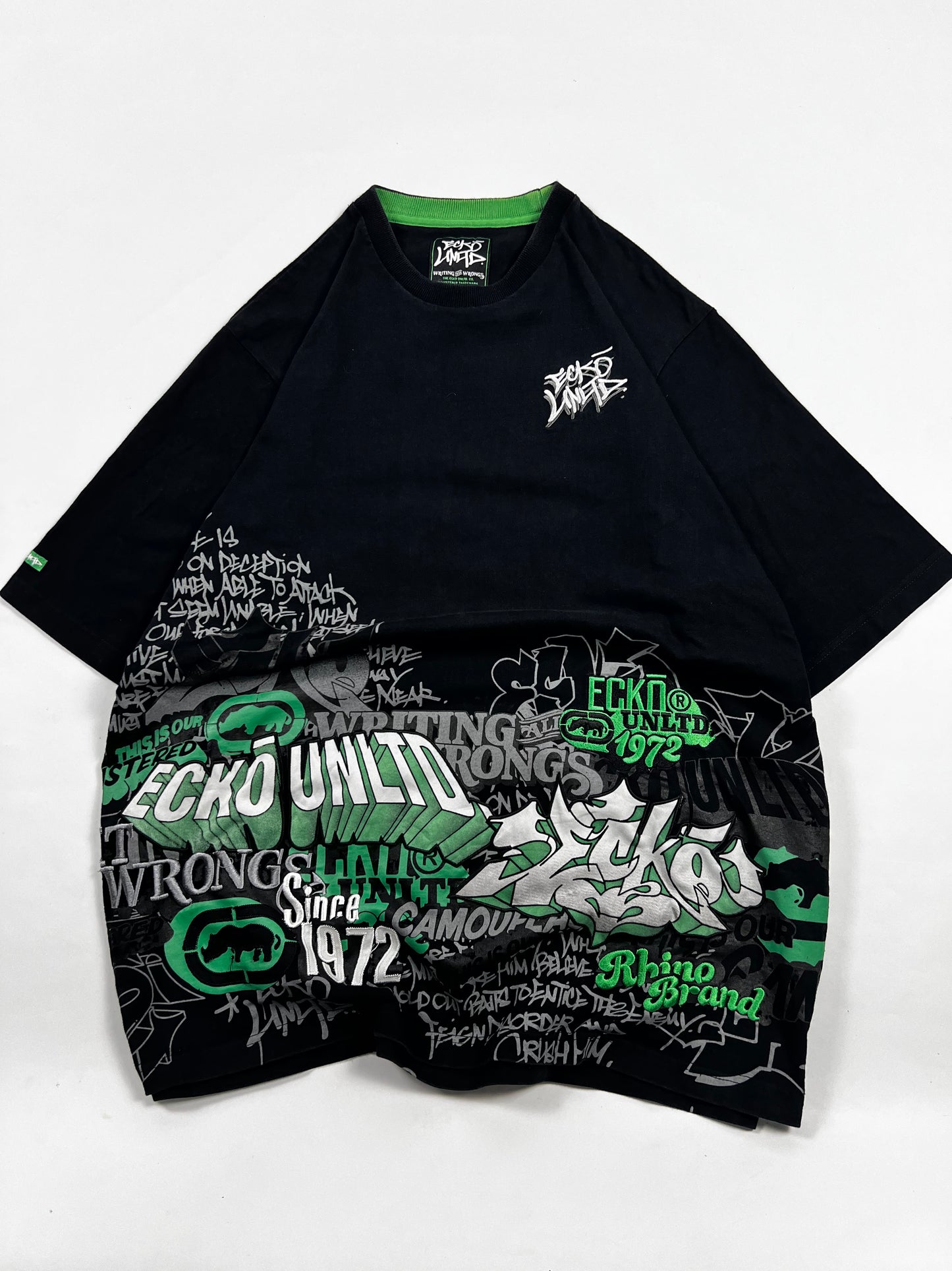 ecko graffiti Hiphop Zip-up Hoodie