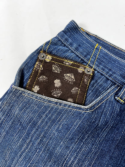 Rare Raw Blue Hiphop jeans