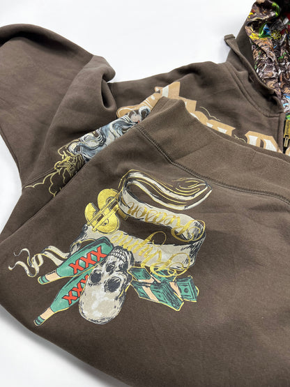 Rare Y2K ecko Hiphop Zipup Hoodie