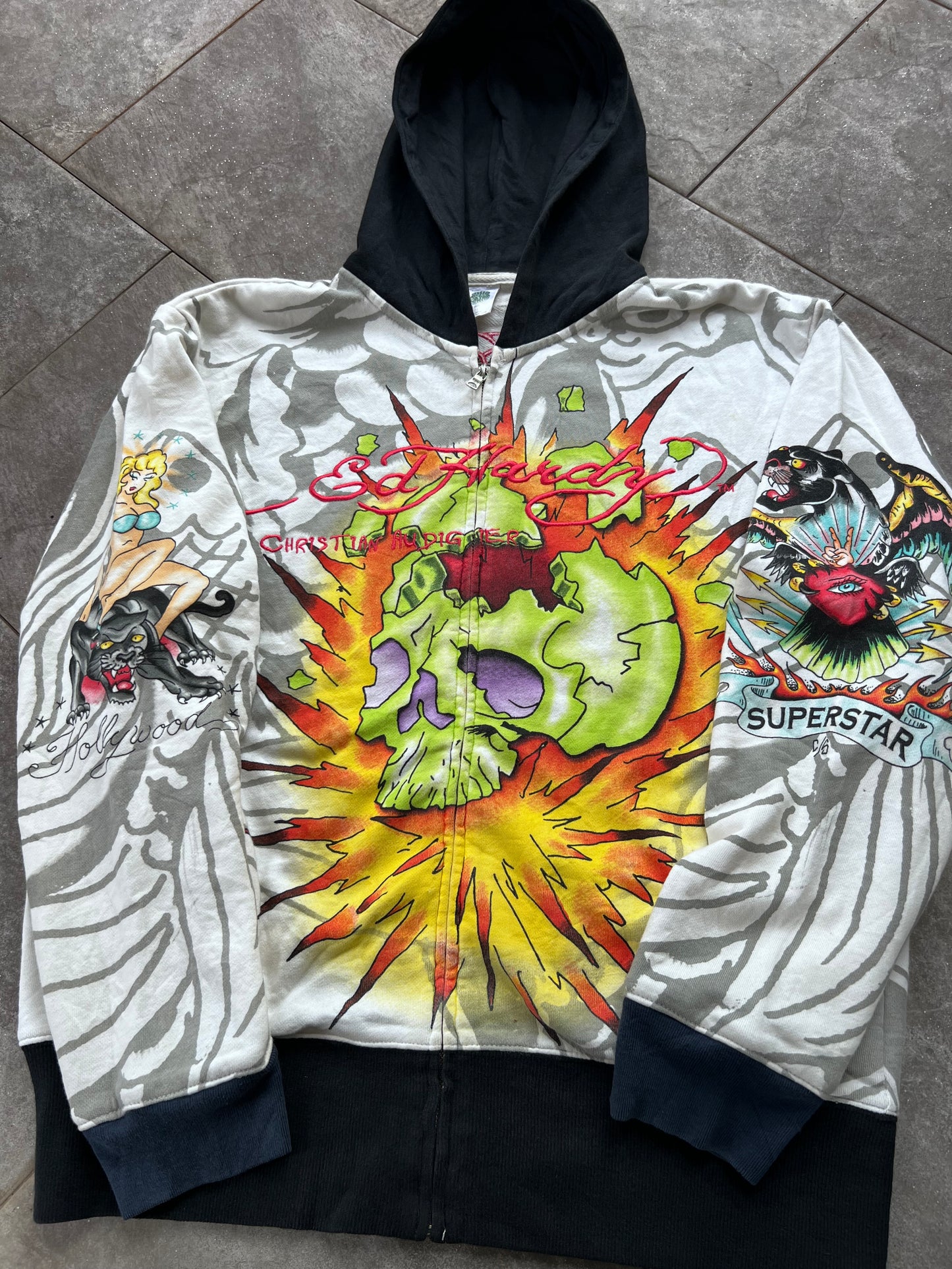 Y2K Ed hardy Hoodie