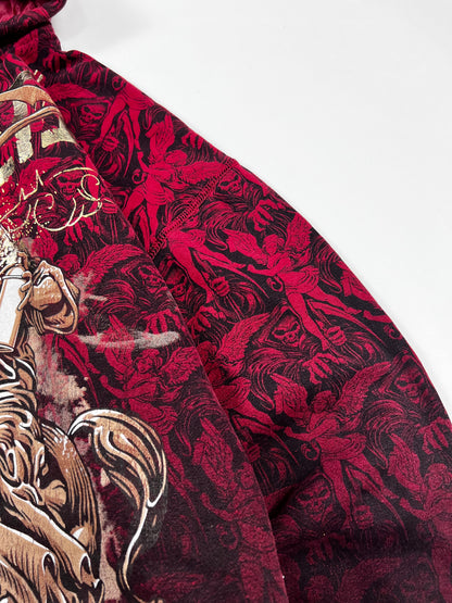 Rare ecko skull raider Zip-up Hoodie