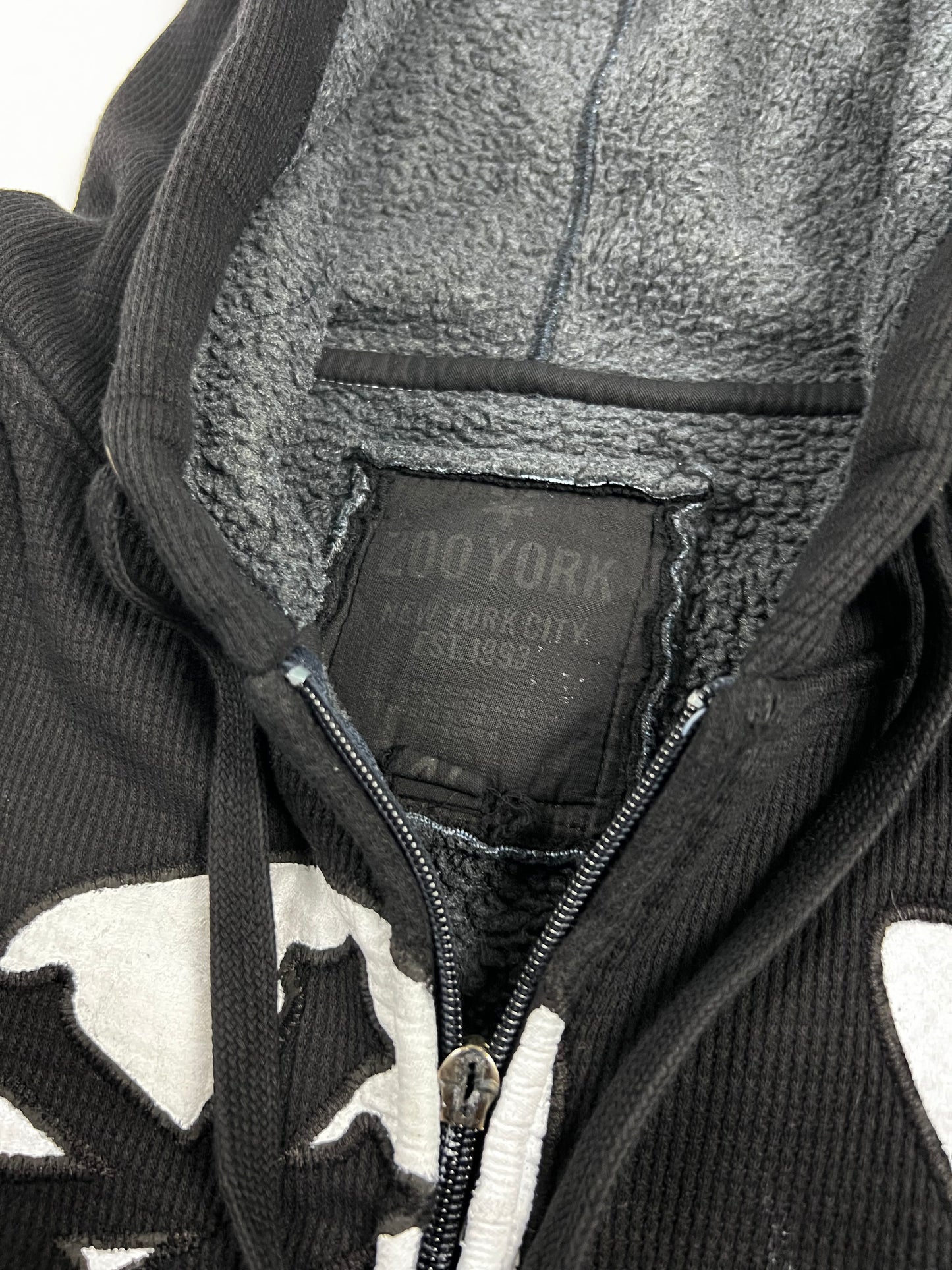 Rare Y2K Zoo york Zipup Hoodie