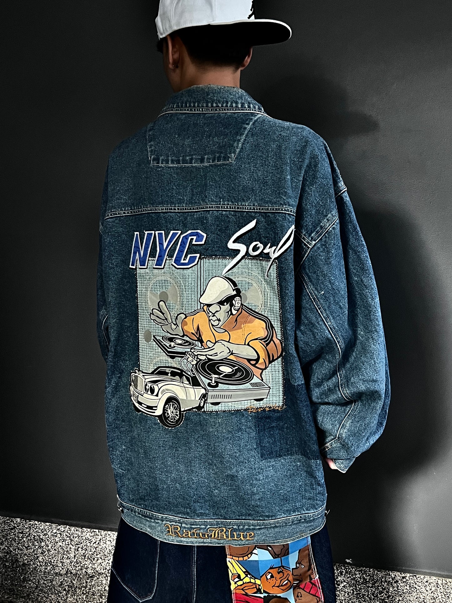 Raw blue
