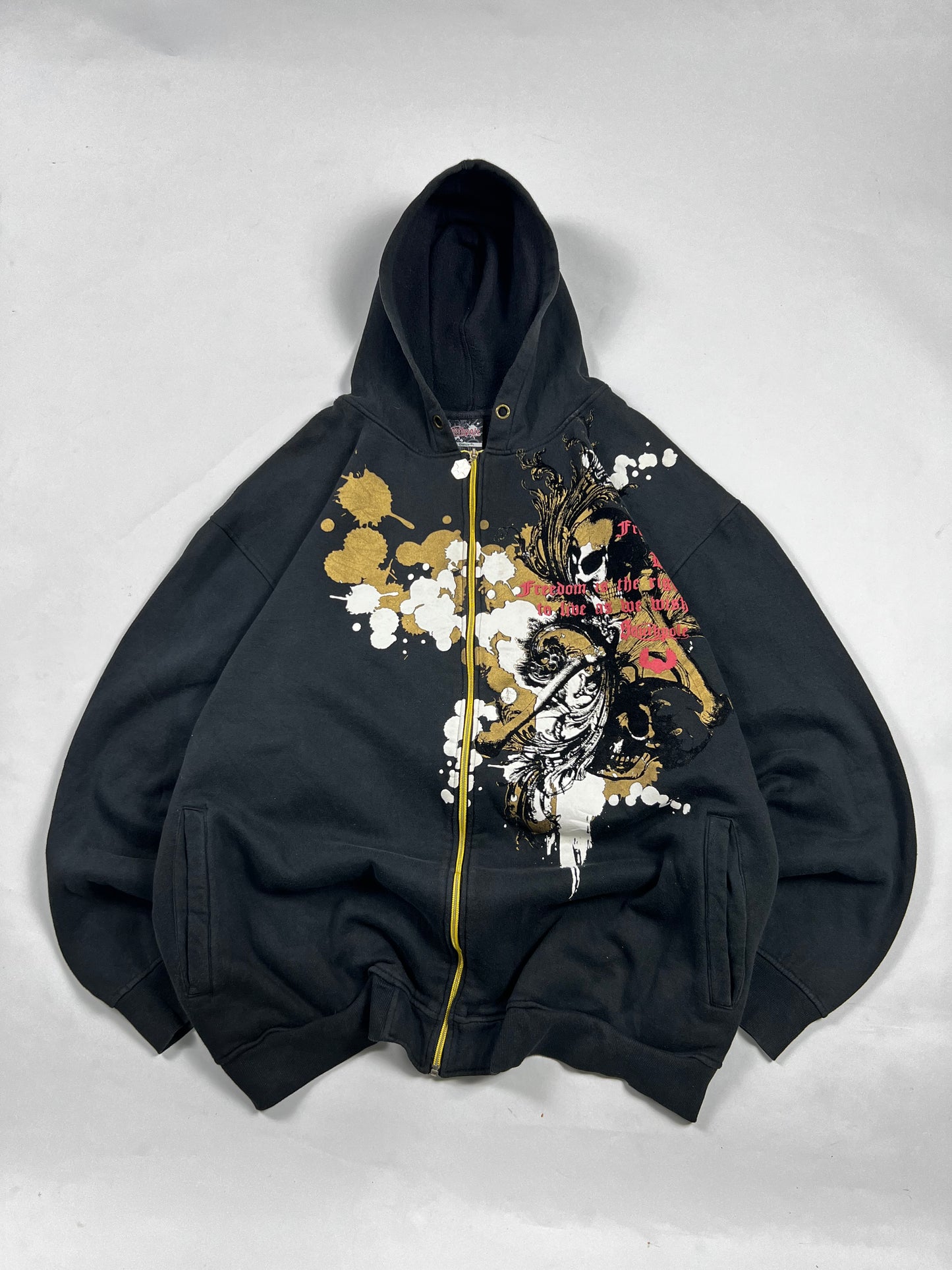 Rare South Pole skull Zip-up Hoodie