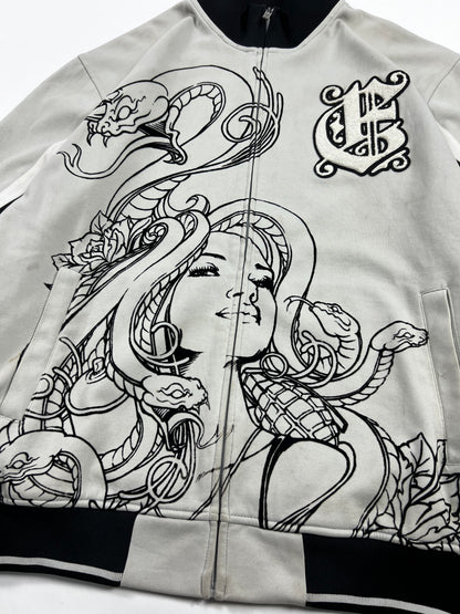 Y2K ecko half-zip Jacket