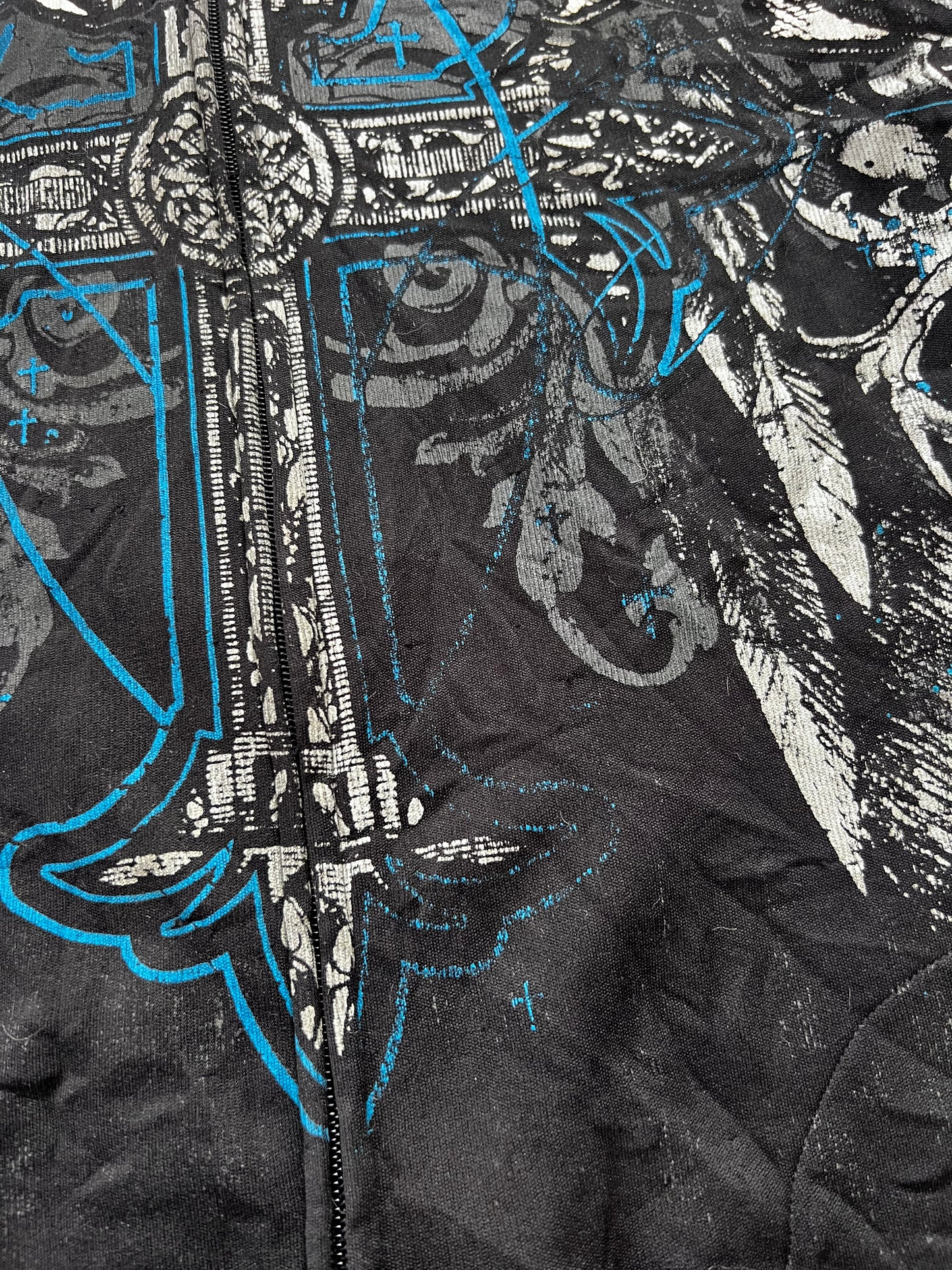 Y2K Sinister zip-up Hoodie