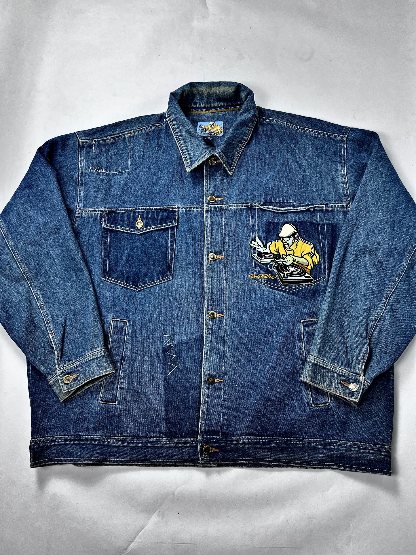 Raw blue