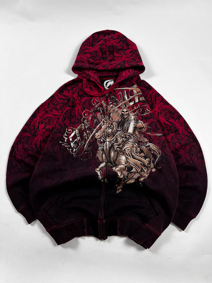 Rare ecko skull raider Zip-up Hoodie