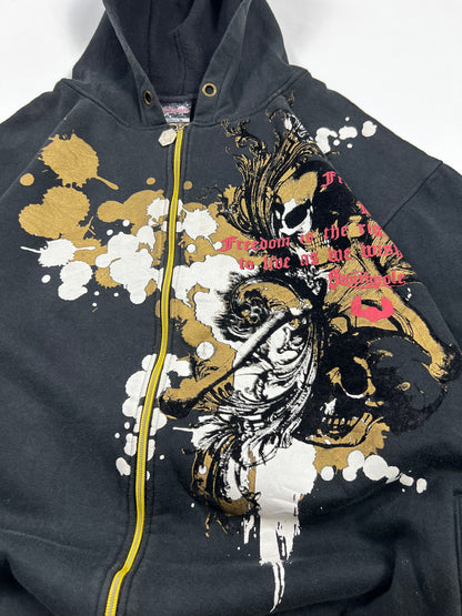 Rare South Pole skull Zip-up Hoodie