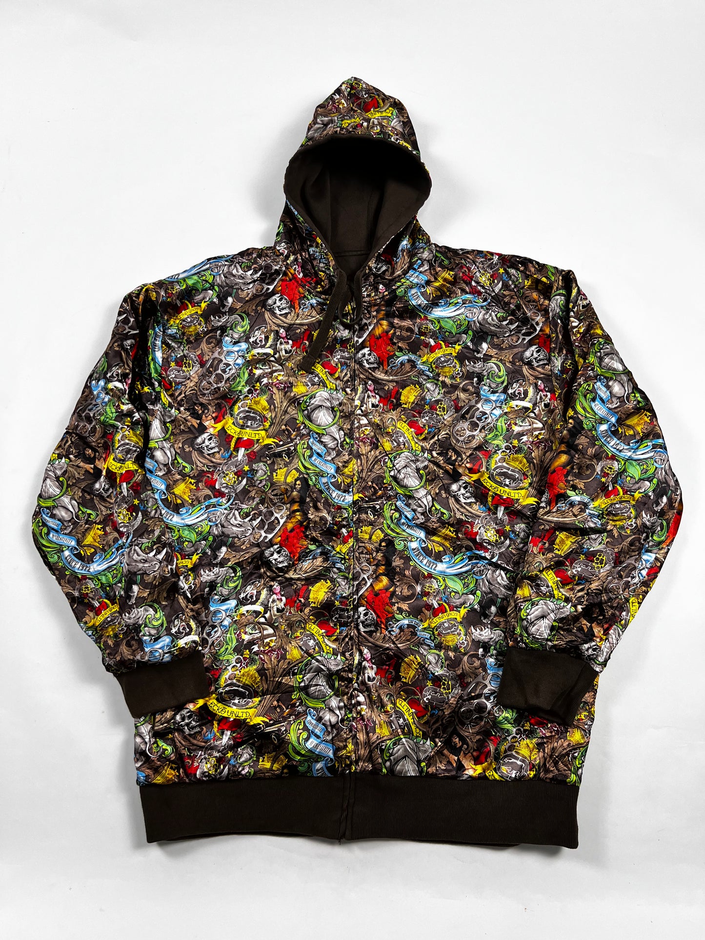 Rare Y2K ecko Hiphop Zipup Hoodie