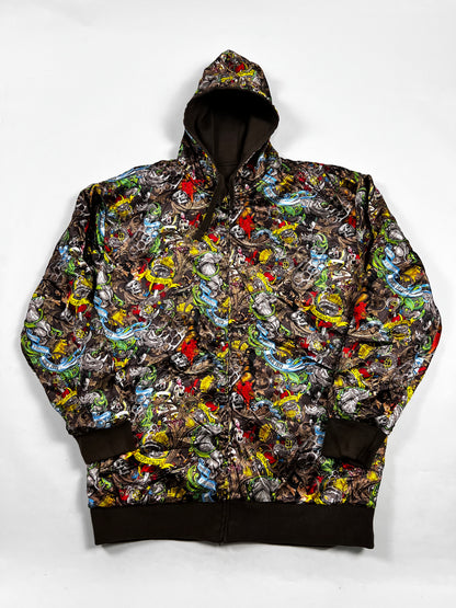 Rare Y2K ecko Hiphop Zipup Hoodie