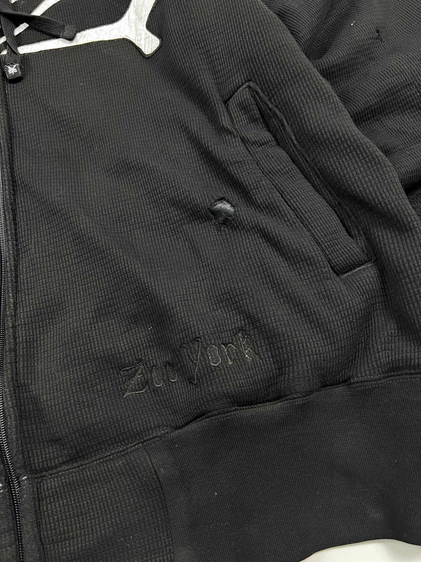 Rare Y2K Zoo york Zipup Hoodie